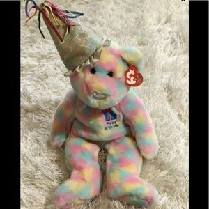 TY BIRTHDAY BUDDY THE BEANIE BABY COLLECTION BEAR